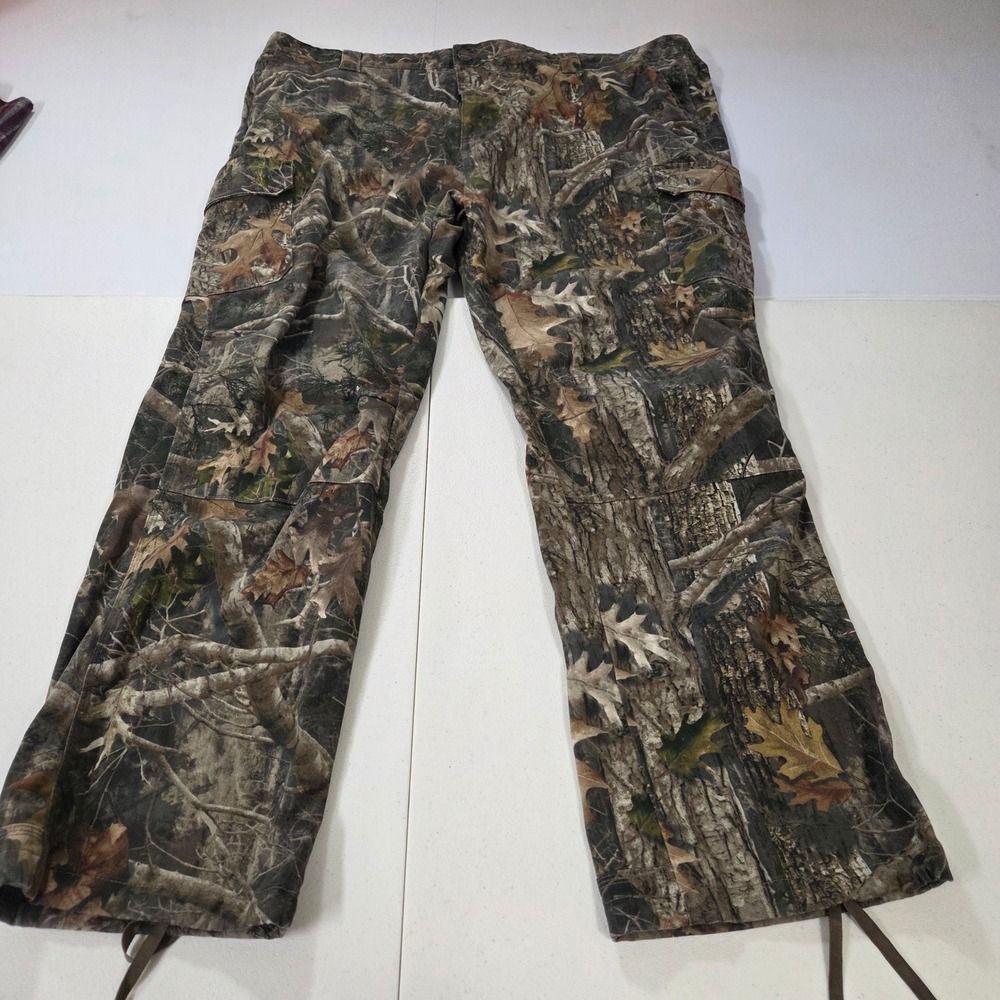 RedHead Mens 4XL x 34 RealTree Camo Cargo Hunting Pants Elastic Waist Drawstring